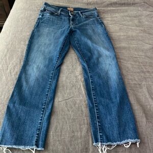 Mother brand The Rascal ankle snippet jeans in Sweeter the Juice